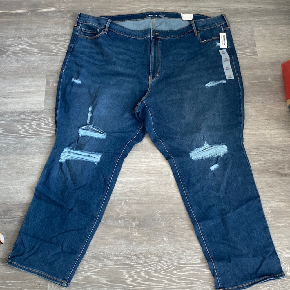 Old Navy Mid-Rise Power Slim Straight Leg Jeans, New with Tags